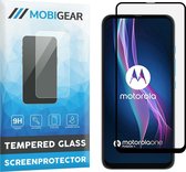 Mobigear Gehard Glas Ultra-Clear Screenprotector voor Motorola One Fusion Plus - Zwart