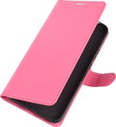 Xiaomi Redmi 9 Hoesje - Mobigear - Classic Serie - Kunstlederen Bookcase - Magenta - Hoesje Geschikt Voor Xiaomi Redmi 9