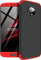 Motorola Moto G6 Hoesje - Mobigear - 360 Serie - Hard Kunststof Backcover - Rood - Hoesje Geschikt Voor Motorola Moto G6