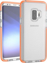 Mobigear Full Bumper TPU Backcover Hoesje - Geschikt voor Samsung Galaxy S9 - Transparant / Oranje