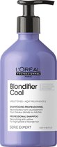 L'Oréal Professionnel Serie Expert Blondifier Cool Shampoo 500 ml - Zilvershampoo vrouwen - Voor