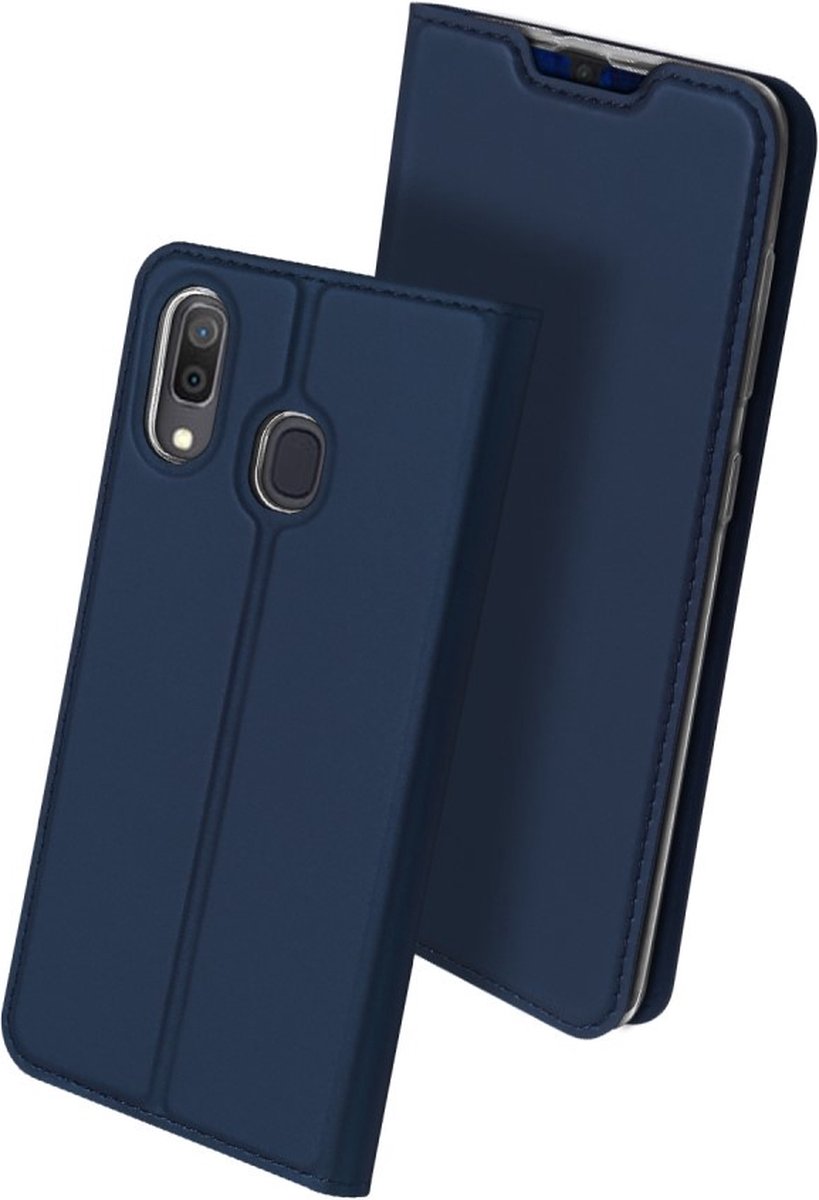 Dux Ducis - pro serie slim wallet hoes - Geschikt voor Samsung Galaxy A30 - Blauw