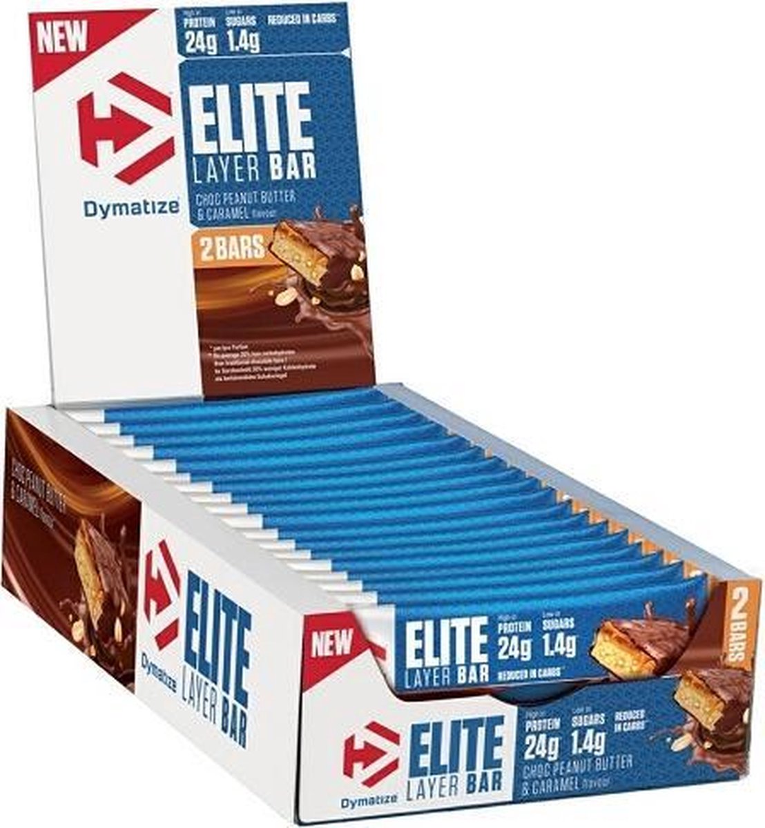 Goedkoopste Elite Layer Bar 18repen White Choco Vanilla & Caramel