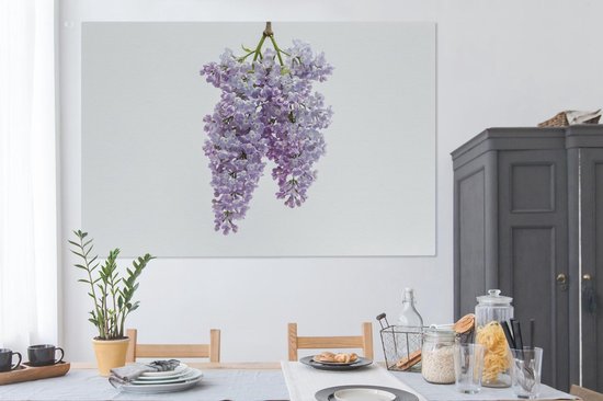 Tableau sur Toile Un Bouquet de Lilas Suspendus - 150x100 cm - Décoration murale