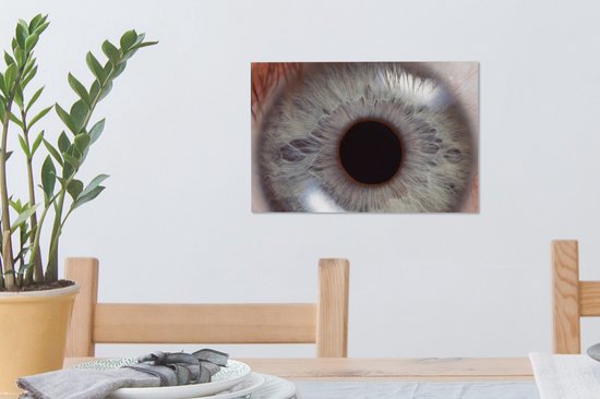 Eye up close view toile 2cm 30x20 cm - petit - Tirage photo sur toile (Décoration murale salon / chambre)