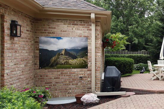 Affiche de jardin - Toile de jardin - Posters de jardin extérieur - Machu Picchu - 120x80 cm - Jardin