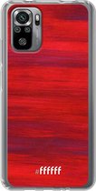 6F hoesje - geschikt voor Xiaomi Redmi Note 10S -  Transparant TPU Case - Scarlet Canvas #ffffff