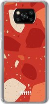 6F hoesje - geschikt voor Xiaomi Poco X3 Pro -  Transparant TPU Case - Terrazzo N°4 #ffffff