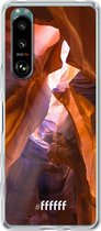 6F hoesje - geschikt voor Sony Xperia 5 III -  Transparant TPU Case - Sunray Canyon #ffffff