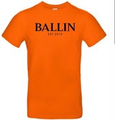 Ballin - Heren T-Shirt - EST 2013 - Oranje