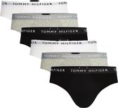 Tommy Hilfiger 6-pack heren slips - grijs/wit/zwart