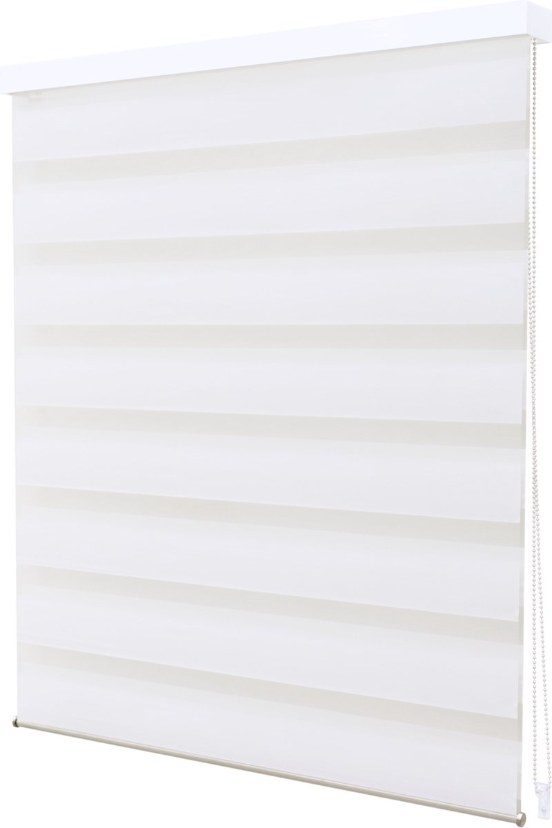 Intensions Exclusive Roljaloezie lichtdoorlatend unicolor Luxe Wit 180x210cm