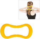 PP Double Massage Point Yoga Circle Fascia Stretching Ring Pilates Resistance Ring (Geel)