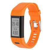Smart Watch siliconen polsband horlogeband voor Garmin Vivosmart HR + (oranje)
