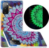 Voor Samsung Galaxy S20 FE Luminous TPU mobiele telefoon beschermhoes (halfbloem)