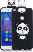 Voor Huawei P8 Lite 2017 3D Cartoon patroon schokbestendig TPU beschermhoes (Blue Bow Panda)