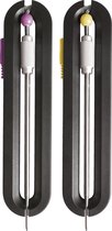 Boretti - Sondes BBQ thermometer (geel en paars) - uitbreiding set BBA87