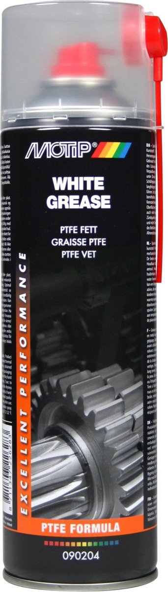 MoTip PTFE Wit Spuitvet Spuitbus - 200ml