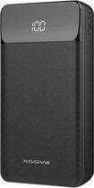 Xssive powerbank 30.000 Mah 3x USB Poorten  - Zwart - Geschikt voor iPhone - Samsung - Huawei -OPPO - Xiaomi