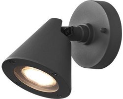 TRIO KAVERI - Wandlamp - Antraciet - excl. 1x GU10 4,9 W - Licht apart schakelbaar - Flexibel - Buitenverlichting - IP44