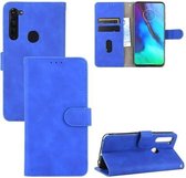 Voor Motorola Moto G Stylus / G Pro Effen kleur Huidgevoel Magnetische gesp Horizontale flip kalftextuur PU lederen tas met houder & kaartsleuven & portemonnee (blauw)