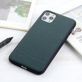 Beschermhoesje van lamsleer voor iPhone 12 mini (groen)