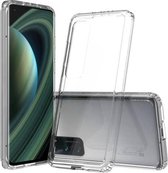 Voor Xiaomi Mi 10 Ultra krasbestendig TPU + acryl beschermhoes (transparant)