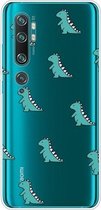 Voor Xiaomi CC9 Pro Lucency Painted TPU Protective (Mini Dinosaurus)