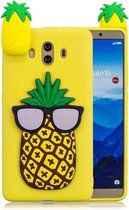 Voor Huawei Mate 10 3D Cartoon patroon schokbestendig TPU beschermhoes (grote ananas)