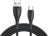 awei CL-115T 1 m 2,4 A USB naar Type-C / USB-C oplaadkabel