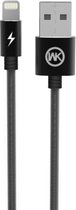 WK WDC-013i 2.4A 8-pins Kingkong snellaadgegevenskabel, lengte: 1m (zilver)
