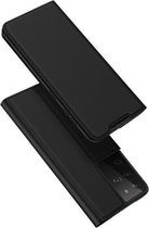 Voor Samsung Galaxy S21 Ultra 5G DUX DUCIS Skin Pro Series Horizontale Flip PU + TPU lederen hoes met houder & kaartsleuven (zwart)