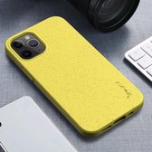 Voor iPhone 12 Pro Max iPAKY Starry Series schokbestendig rietje + TPU beschermhoes (geel)