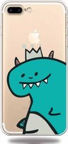 Voor iPhone 7 Plus / 8 Plus Lucency Painted TPU Protective (Crown Dinosaur)