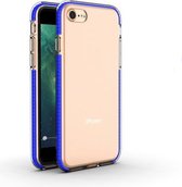 Voor iPhone 8 & 7 TPU tweekleurige schokbestendige beschermhoes (blauw)