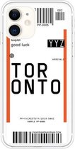 Voor iPhone 11 Boarding Pass Series TPU telefoon beschermhoes (Toronto)