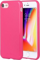 GOOSPERY STYLE LUX schokbestendig zacht TPU-hoesje voor iPhone SE 2020 & 8 & 7 (magenta)