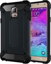 Voor Galaxy Note 4 / N910 Tough Armor TPU + PC combinatiehoes (donkerblauw)