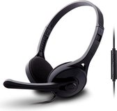 Edifier K550 3,5 mm stekker Bedrade draadbediening Stereo computerspel Headset met microfoon, kabellengte: 2 m (elegant zwart)