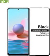 Voor Geschikt voor Xiaomi Redmi Note 10 MOFI 9H 2.5D Volledig scherm gehard glasfilm (zwart)