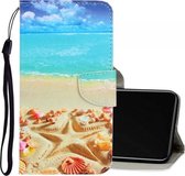 Voor Vivo Y50 / Y30 3D Gekleurde Tekening Horizontale Flip PU Leren Case met Houder & Kaartsleuven & Portemonnee (Pentagram)