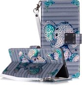 Magic 3D Bright Colored Drawing Pattern Horizontale Flip PU lederen tas met houder & kaartsleuven & portemonnee & fotolijst voor Galaxy Note 10+ (Big Ears Elephant)
