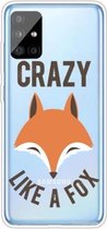Voor Samsung Galaxy A71 5G schokbestendig geverfd TPU beschermhoes (Fox Head)