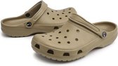 Zachte en comfortabele lichtgewicht paar hole schoenen (kleur: kaki maat: 36)