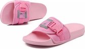 Stel mode comfortabele en zachte slippers (kleur: roze maat: 43)