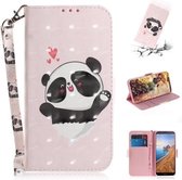 3D-schilderijpatroon Gekleurde tekening Horizontale lederen flip-hoes voor Xiaomi Redmi K20 / K20 Pro, met houder & kaartsleuven en portemonnee (Love Bear)