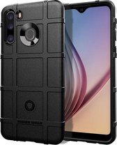 Voor Galaxy A21 Volledige dekking schokbestendig TPU-hoesje (zwart)