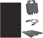 Compleet doe-het-zelf pakket - 8 stuks 370WP Zonnepanelen en micro omvormers - Plat dak