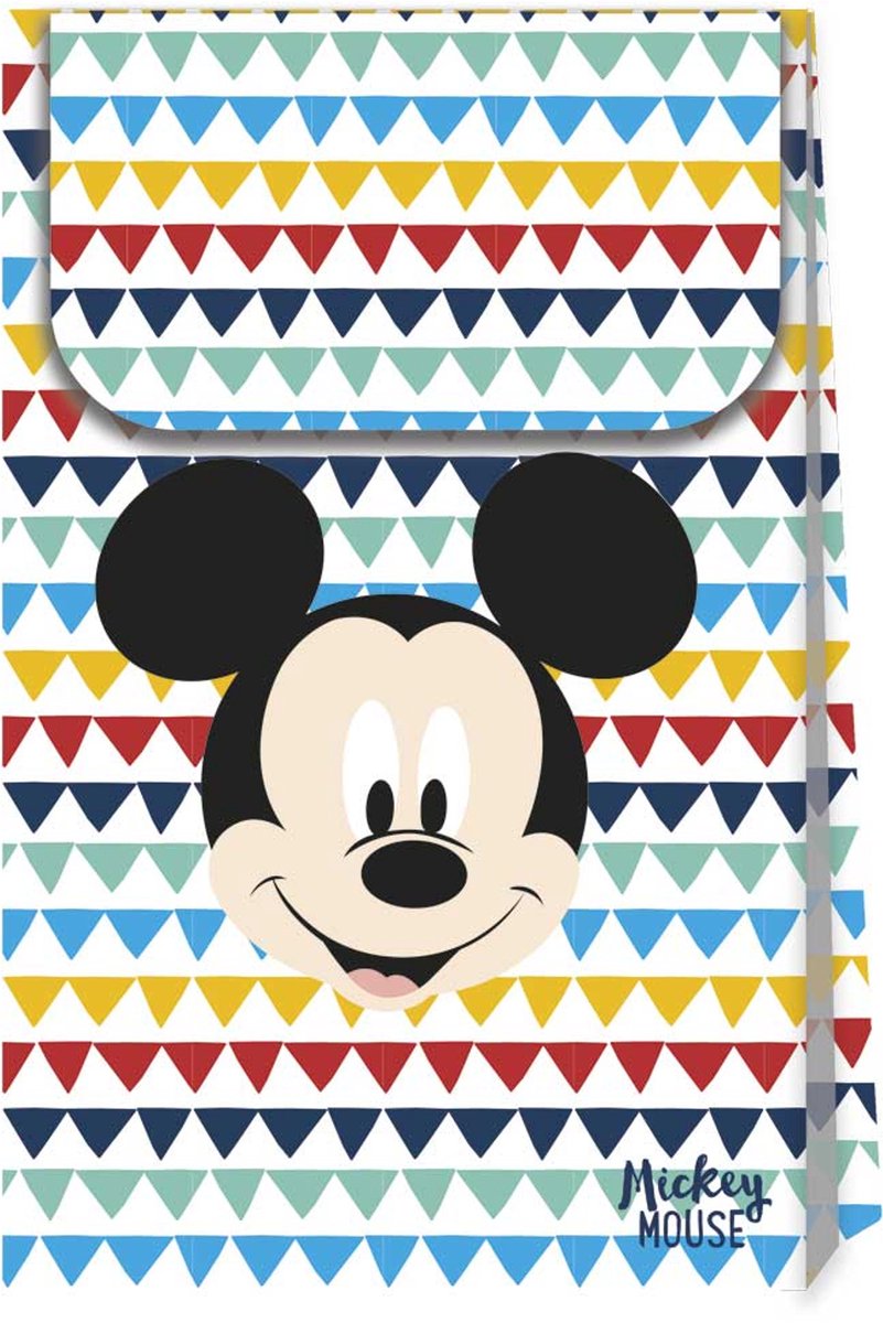 ISAP FRANCE - 6 premium Mickey kartonnen cadeauzakjes