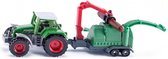 Siku - Tracktor Met Houtversnipperaar (1675)